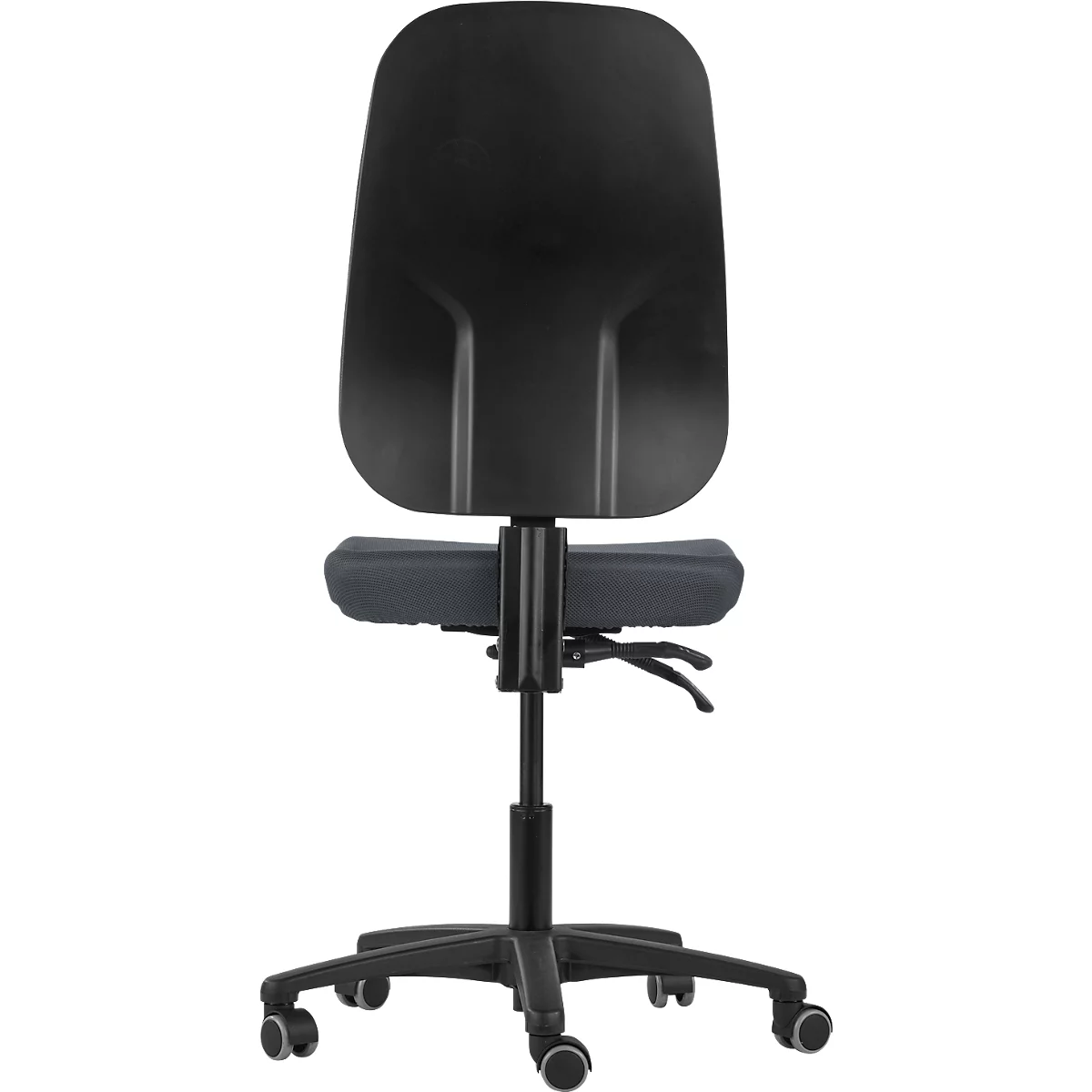 Silla de oficina Prosedia YOUNICO plus 3, contacto permanente, sin apoyabrazos, respaldo 3D, antracita