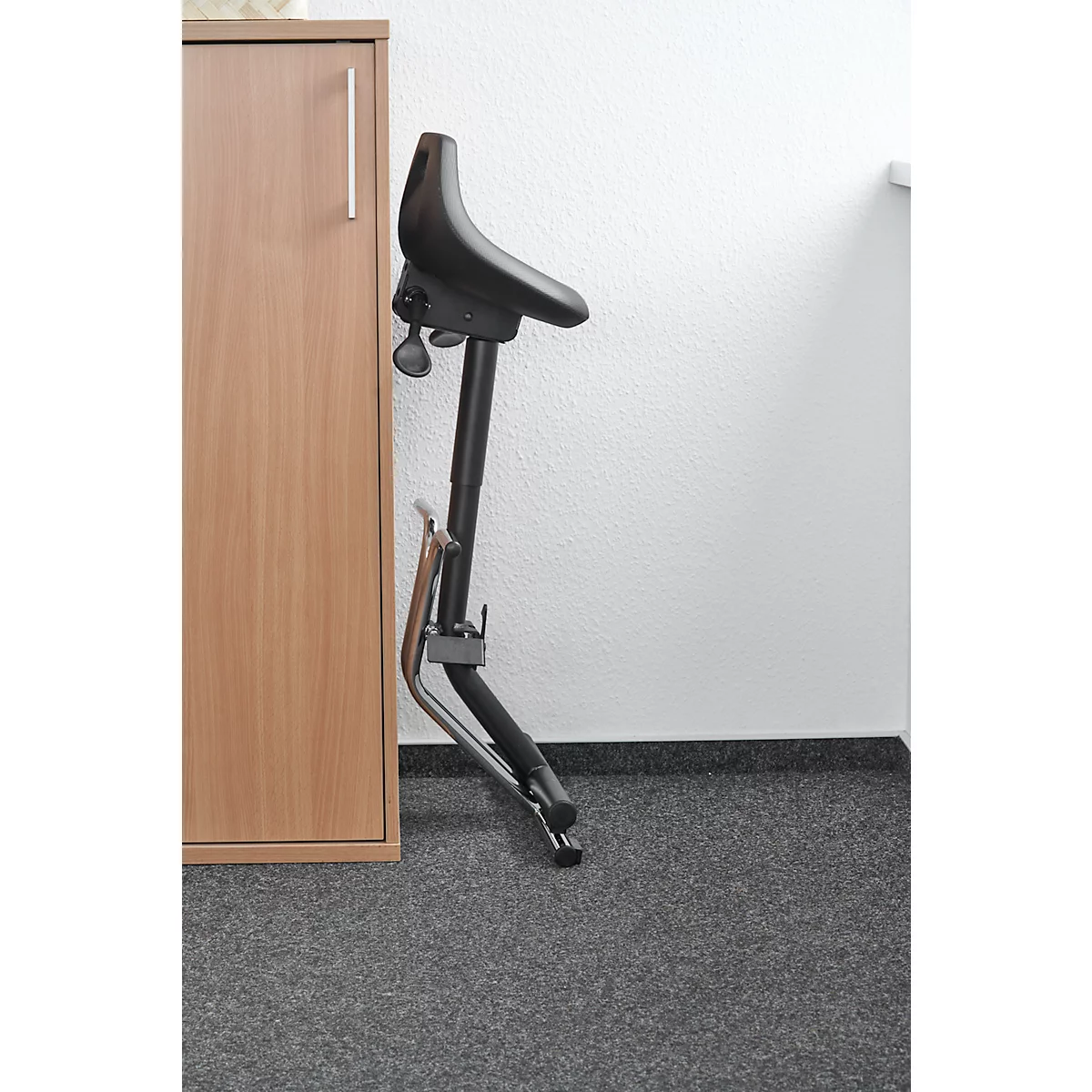 Silla de trabajo Bimos Asiento de pie 9456, negro