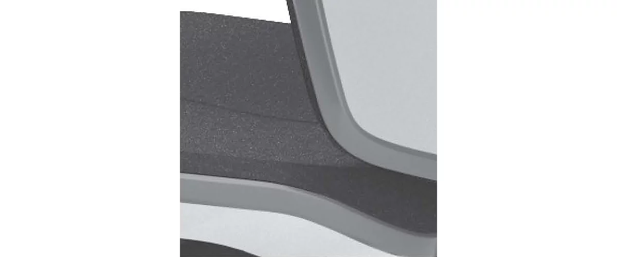 Silla de trabajo bimos NEON, contacto permanente, modelo básico sin elemento acolchado, con deslizadores, banda flex gris