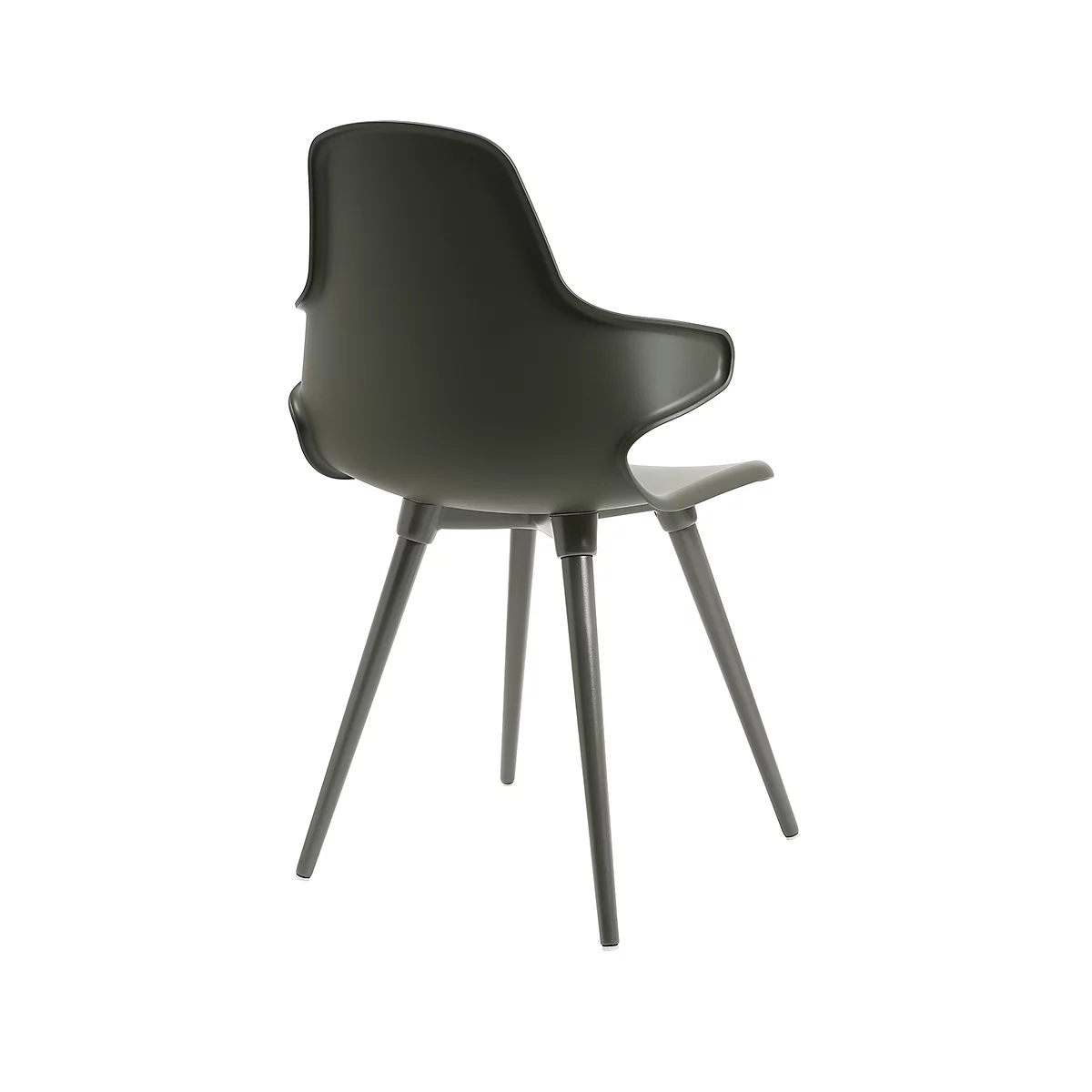 Silla Shell T2020 con AL, gris/gris