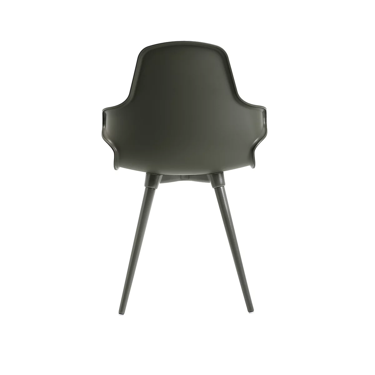 Silla Shell T2020 con AL, gris/gris