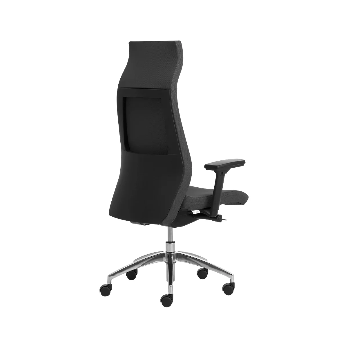 Sillón de dirección ENERGY, con reposabrazos, mecanismo síncrono, tapizado CLIMATEX®, negro