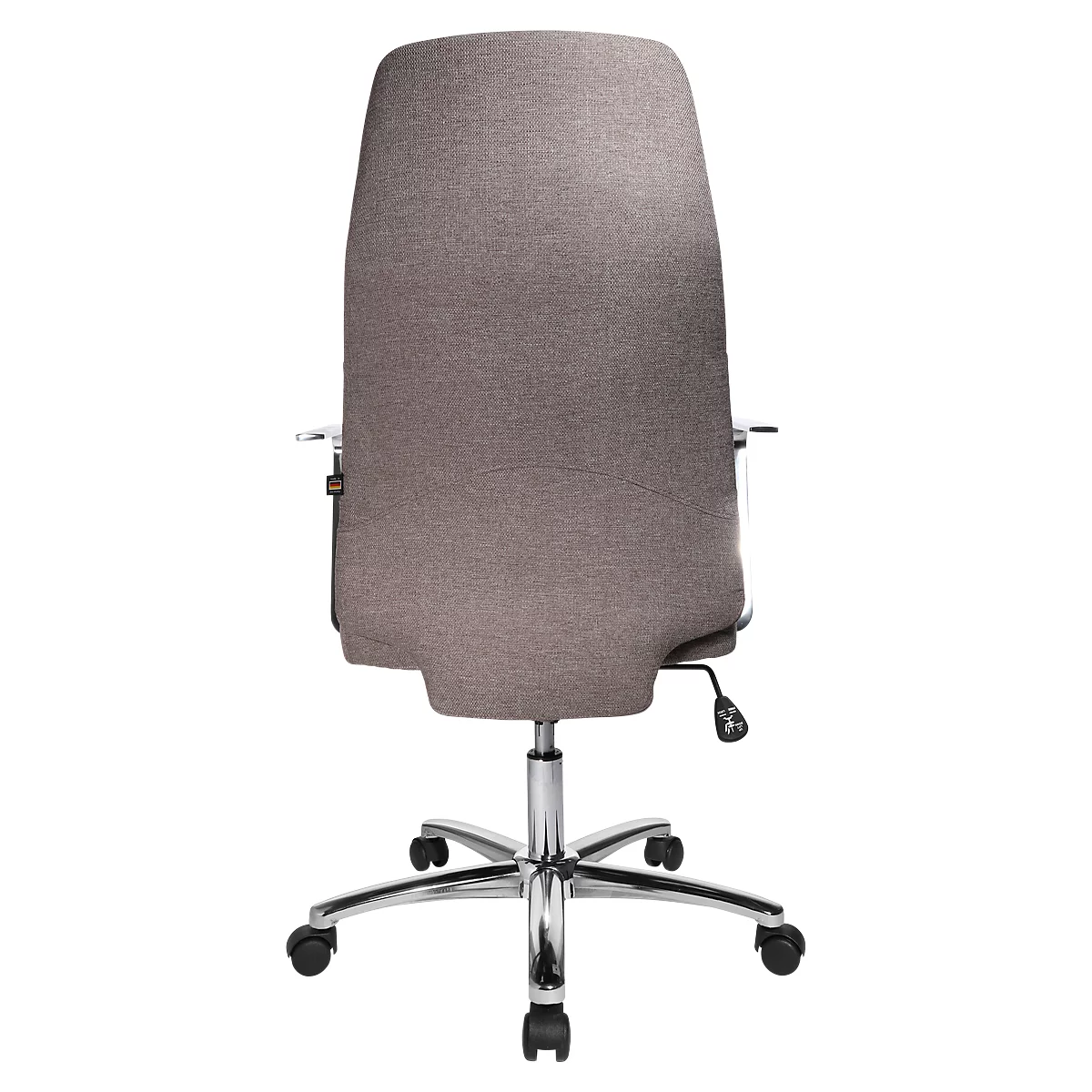 Sillón de dirección Topstar CHAIRMAN, con reposabrazos, tejido, marrón