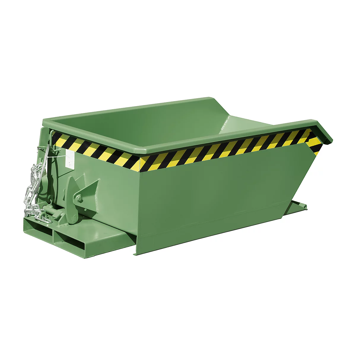 Silo Bauer Mini tipo MGU 230, altura borde de vertido 350 mm, verde