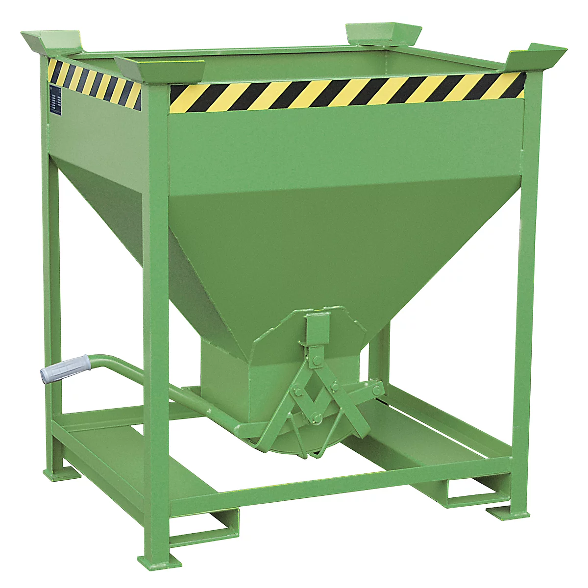 Silo type SG 375, Fourreaux, volume 375 L, vert RAL 6011