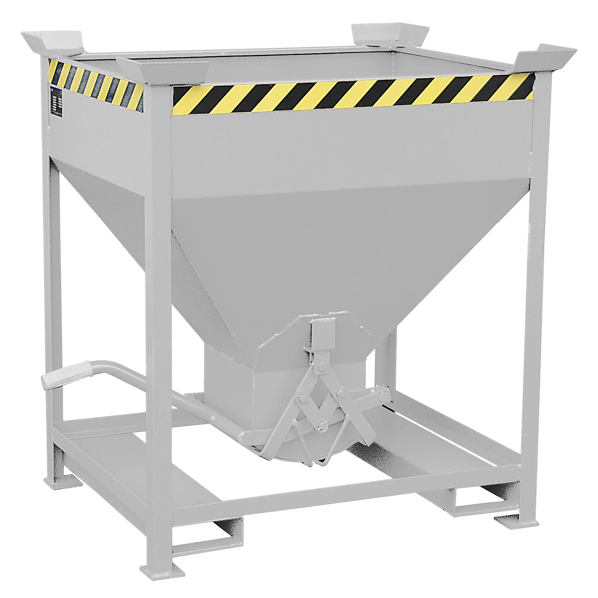 Silocontainer type SG 375, insteekgaten voor hefwagen, inhoud 375 liter, gegalvaniseerd