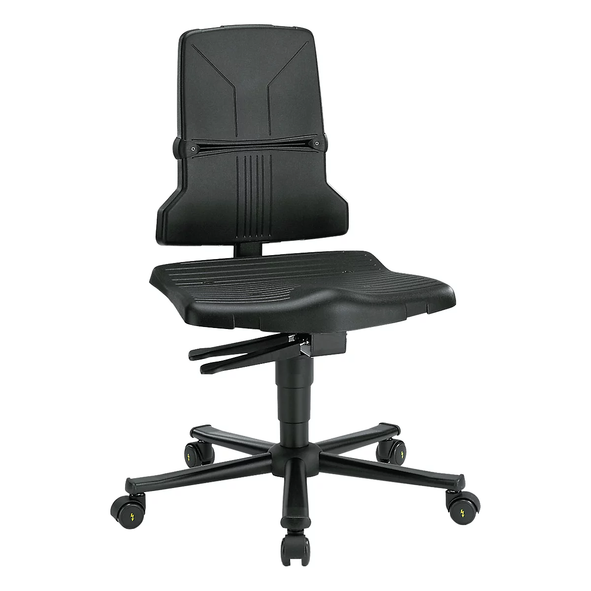 Sintec ESD-werkstoel, met wielen (zonder bekleding)