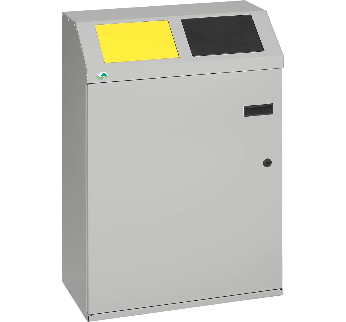 Sistema de clasificación de residuos reciclables, 2 compartimentos