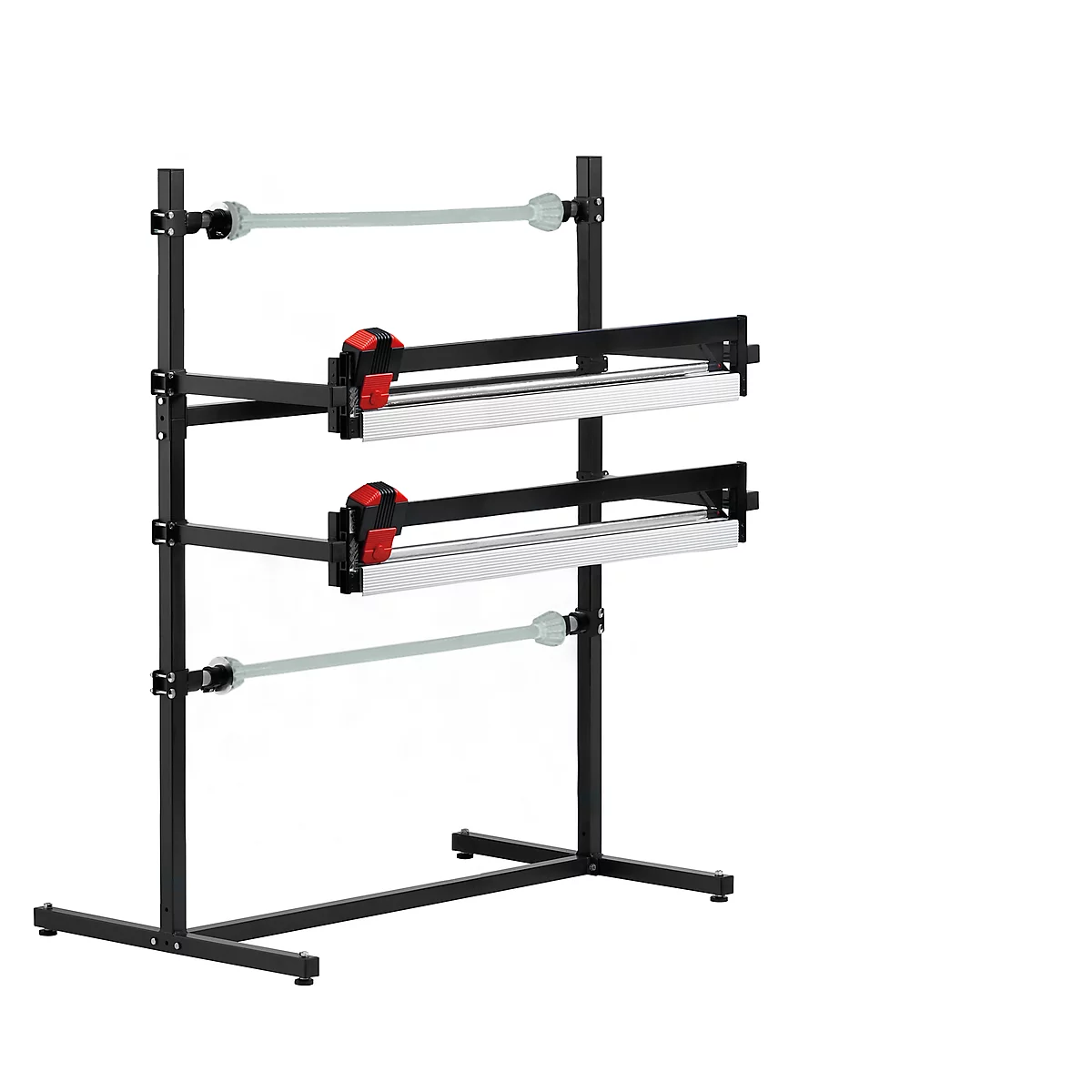 Sistema de soporte de corte doble Rocholz, fijo, horizontal, anchura de corte 1000 mm, ancho 1370 x fondo 850 x alto 1665 mm