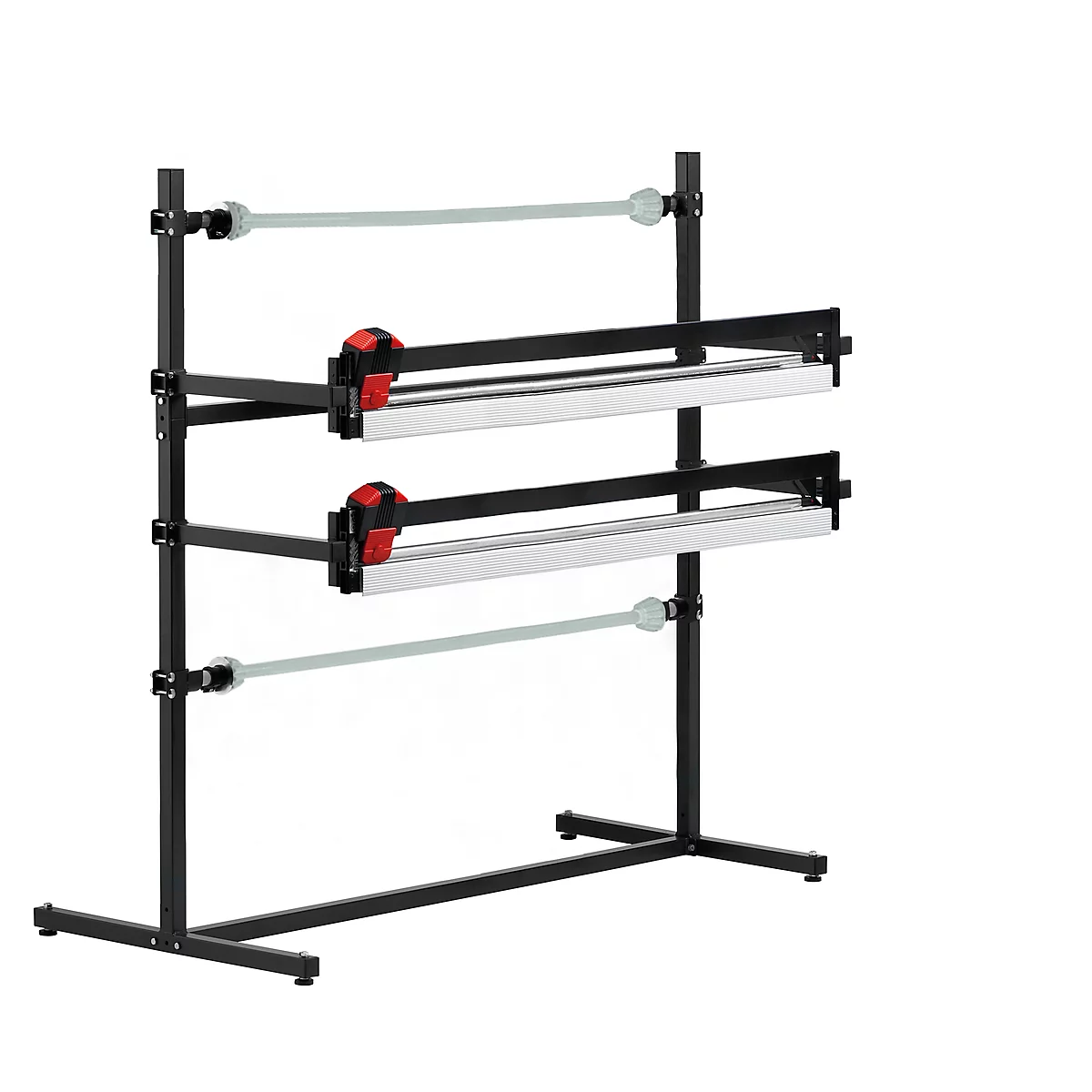 Sistema de soporte de corte doble Rocholz, fijo, horizontal, anchura de corte 1250 mm, ancho 1620 x fondo 850 x alto 1665 mm