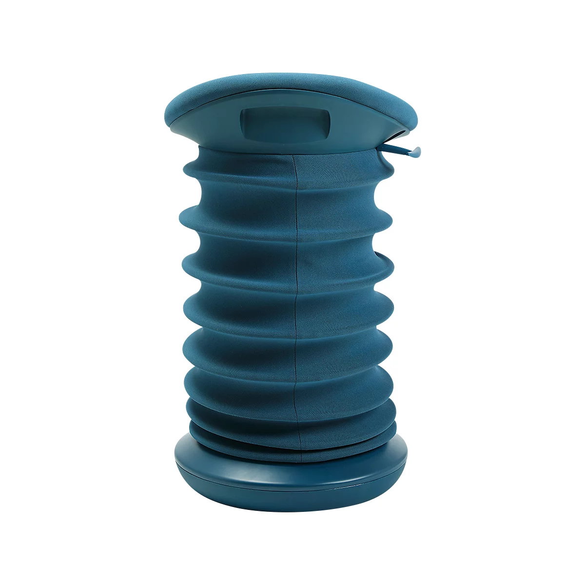 Sitness 4D kruk - ergonomisch - in hoogte verstelbaar - B 375 x D 360 x H 530-640 mm - stoffen bekleding - blauw