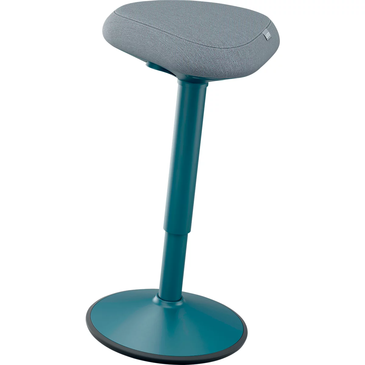 Sitz-/Stehhilfe Leitz Ergo Active, ergonomisch, höhenverstellbar, dreieckiger Komfortsitz, Schaumpolsterung, Tragegriff, bis 100 kg, dunkelgrau