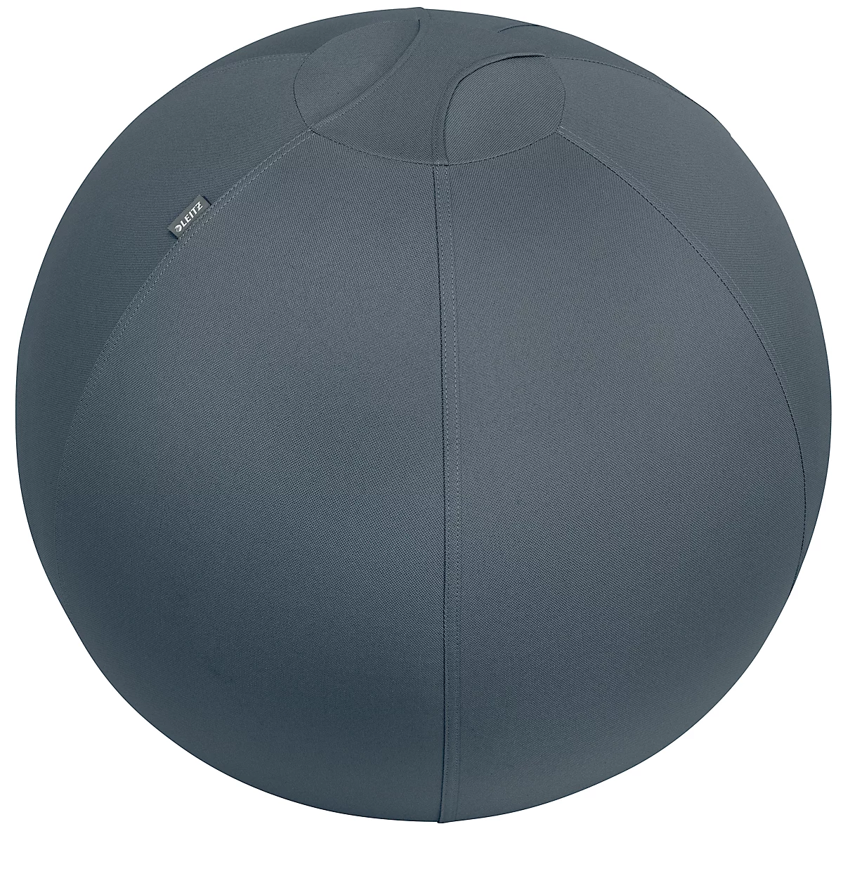 Sitzball Leitz Ergo Cosy, Stärkung der Rücken- und Rumpfmuskulatur, Stoffüberzug, ⌀ 650 mm, grau