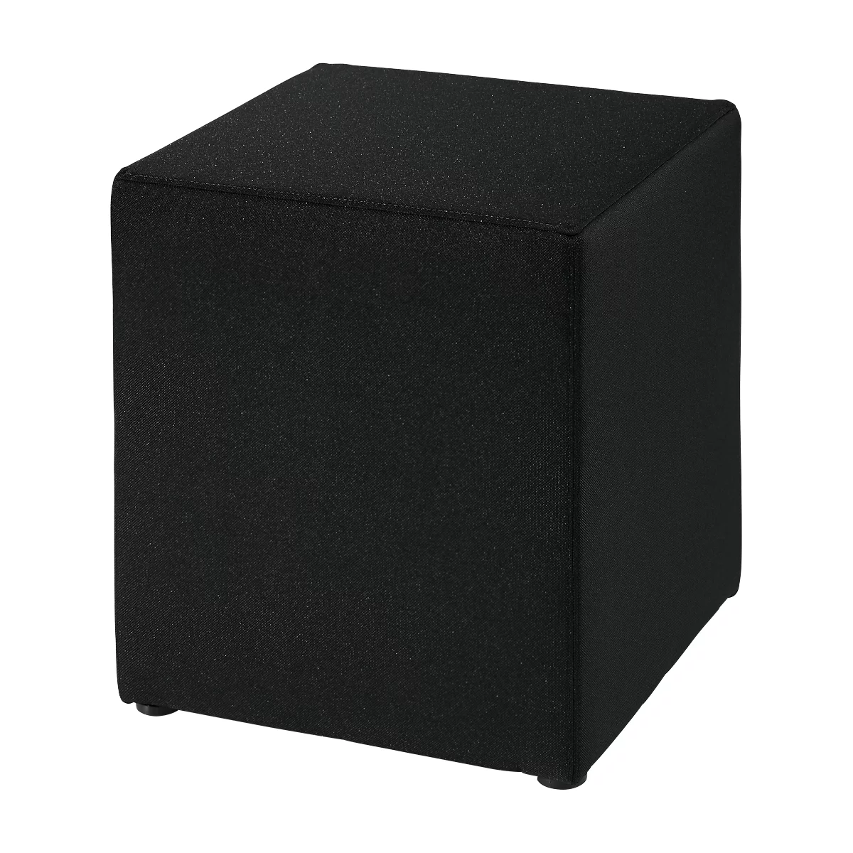 Sitzhocker Wall In, B 410 x T 410 mm, schwarz
