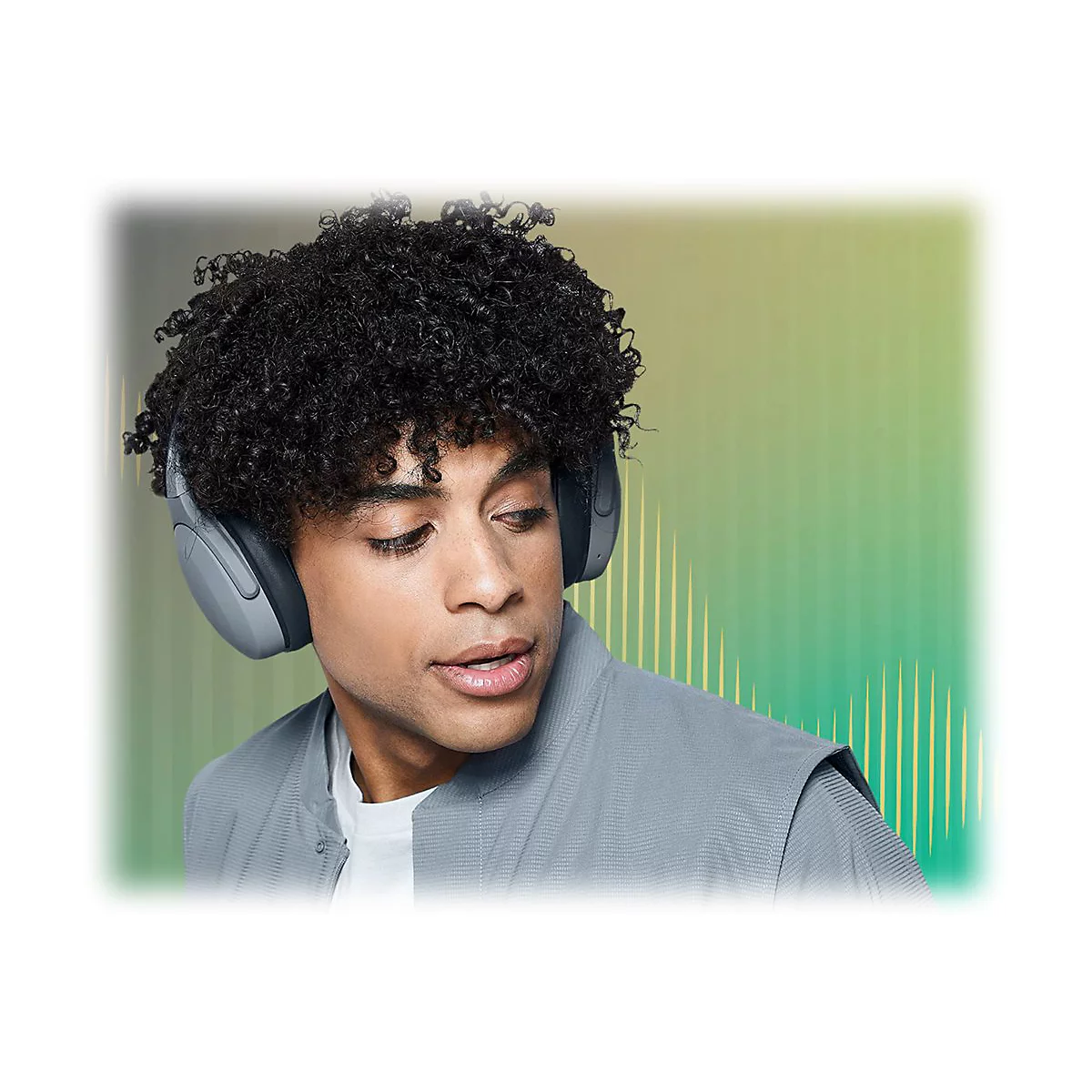 Skullcandy Crusher Evo - Kopfhörer mit Mikrofon - ohrumschließend - Bluetooth - kabellos - Grau