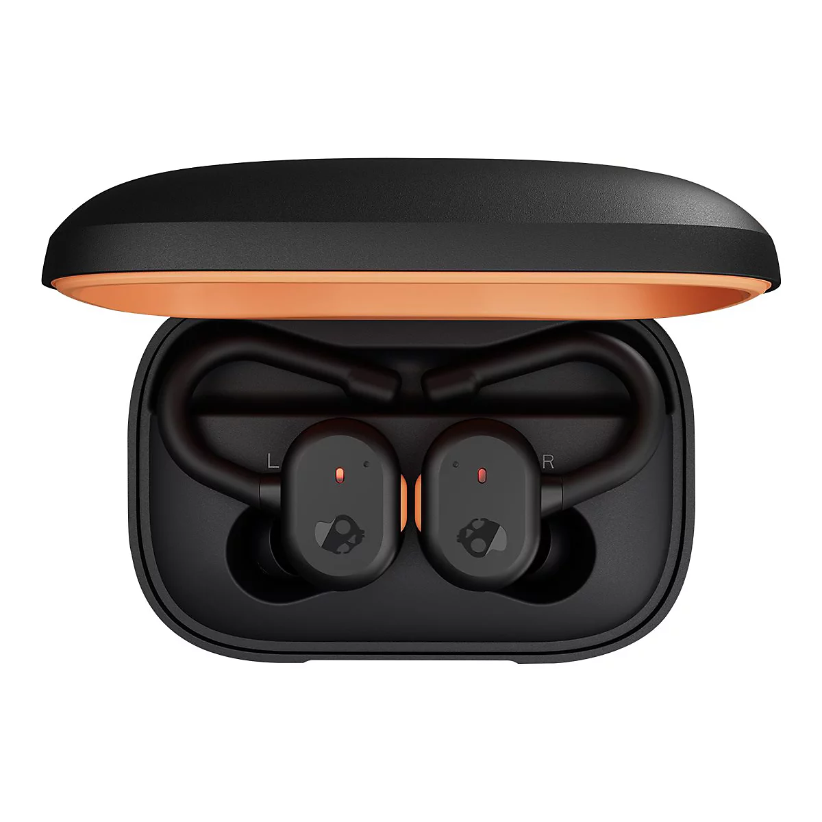 Skullcandy Push Active - True Wireless-Kopfhörer mit Mikrofon - im Ohr - über dem Ohr angebracht - Bluetooth - Schwarz, orange