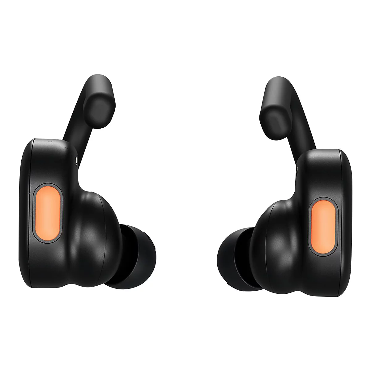 Skullcandy Push Active - True Wireless-Kopfhörer mit Mikrofon - im Ohr - über dem Ohr angebracht - Bluetooth - Schwarz, orange