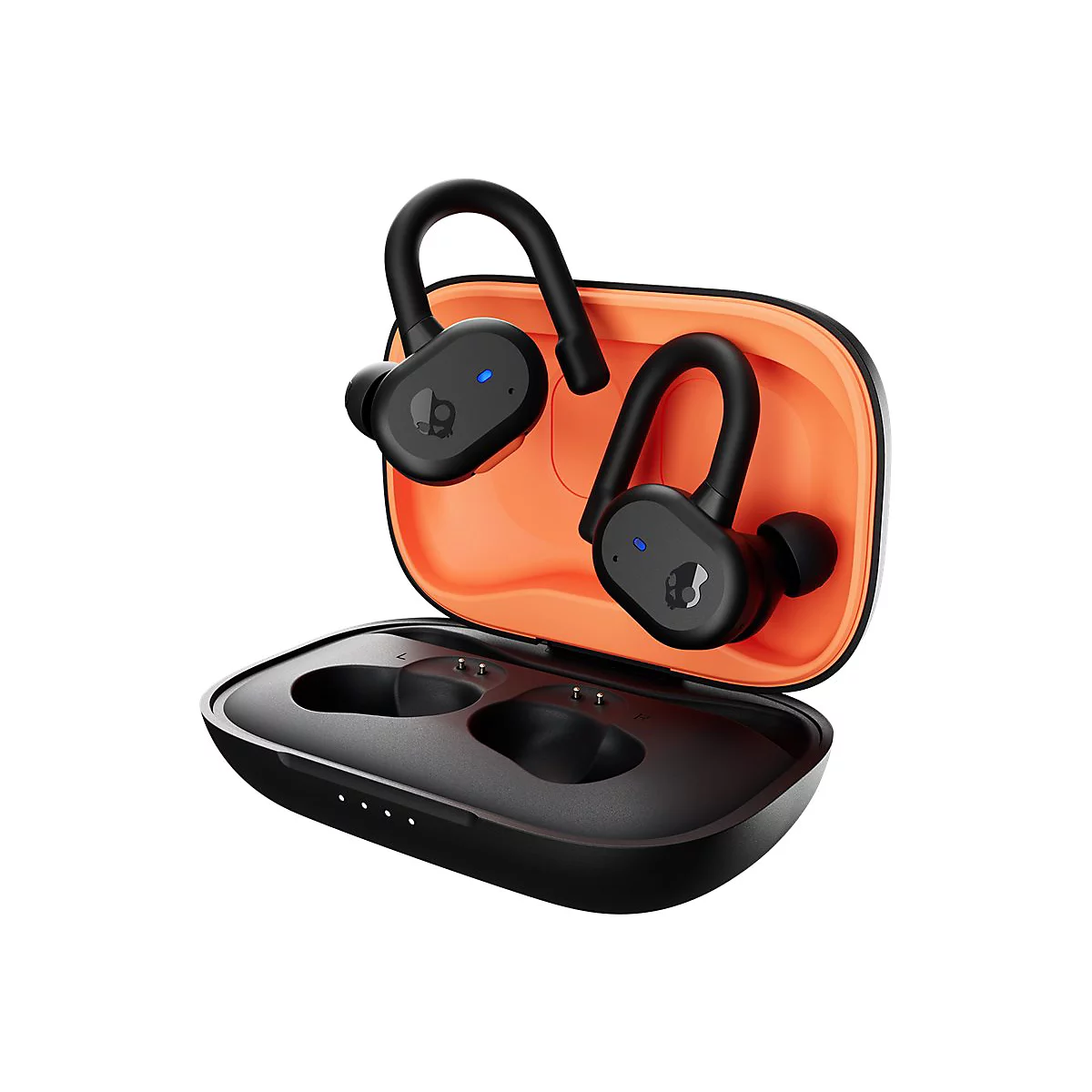 Skullcandy Push Active - True Wireless-Kopfhörer mit Mikrofon - im Ohr - über dem Ohr angebracht - Bluetooth - Schwarz, orange