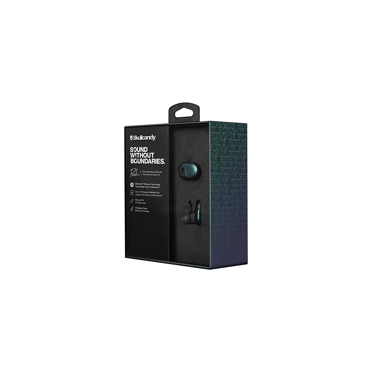 Skullcandy Push - True Wireless-Kopfhörer mit Mikrofon - im Ohr - Bluetooth - Psychotropical Teal