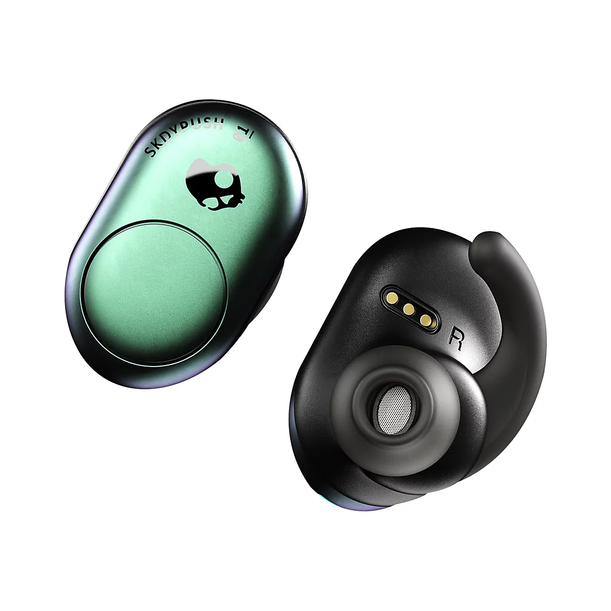 Skullcandy Push - True Wireless-Kopfhörer mit Mikrofon - im Ohr - Bluetooth - Psychotropical Teal