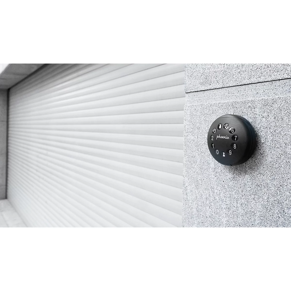 Sleutelkluis Phoenix Palm KS0211E, gemotoriseerd sleutelslot, bediening via app, Bluetooth, water- en stofdicht IP65, zwart