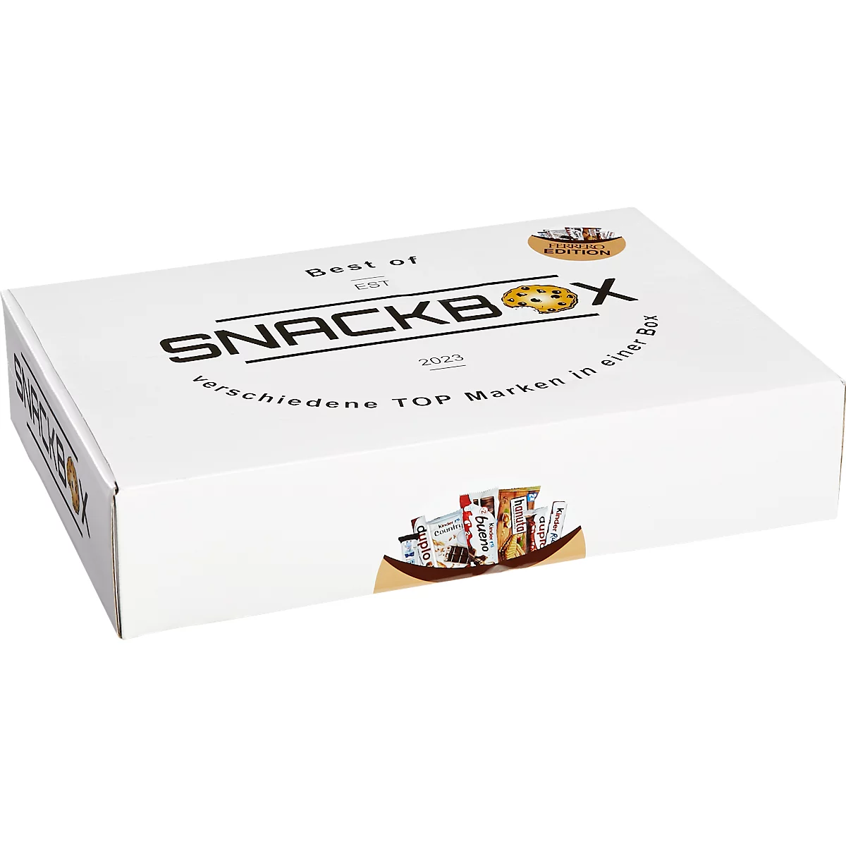 Snackbox Ferrero-Edition Mixpaket, 100 artikelen, 7 verschillende snacks, assorti
