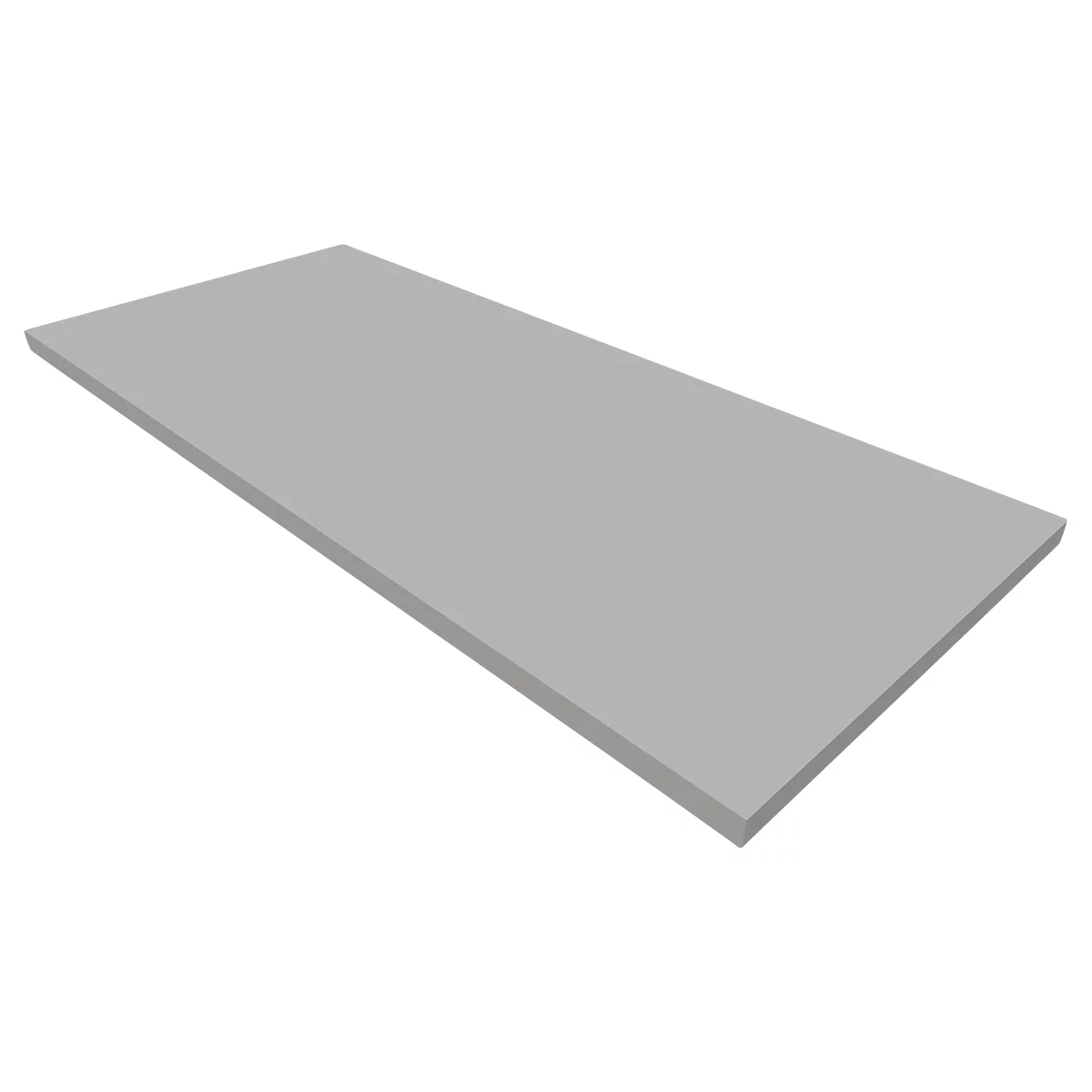Sockel QUANDOS BOX, B 1000 x T 440 x H 35 mm, alusilber