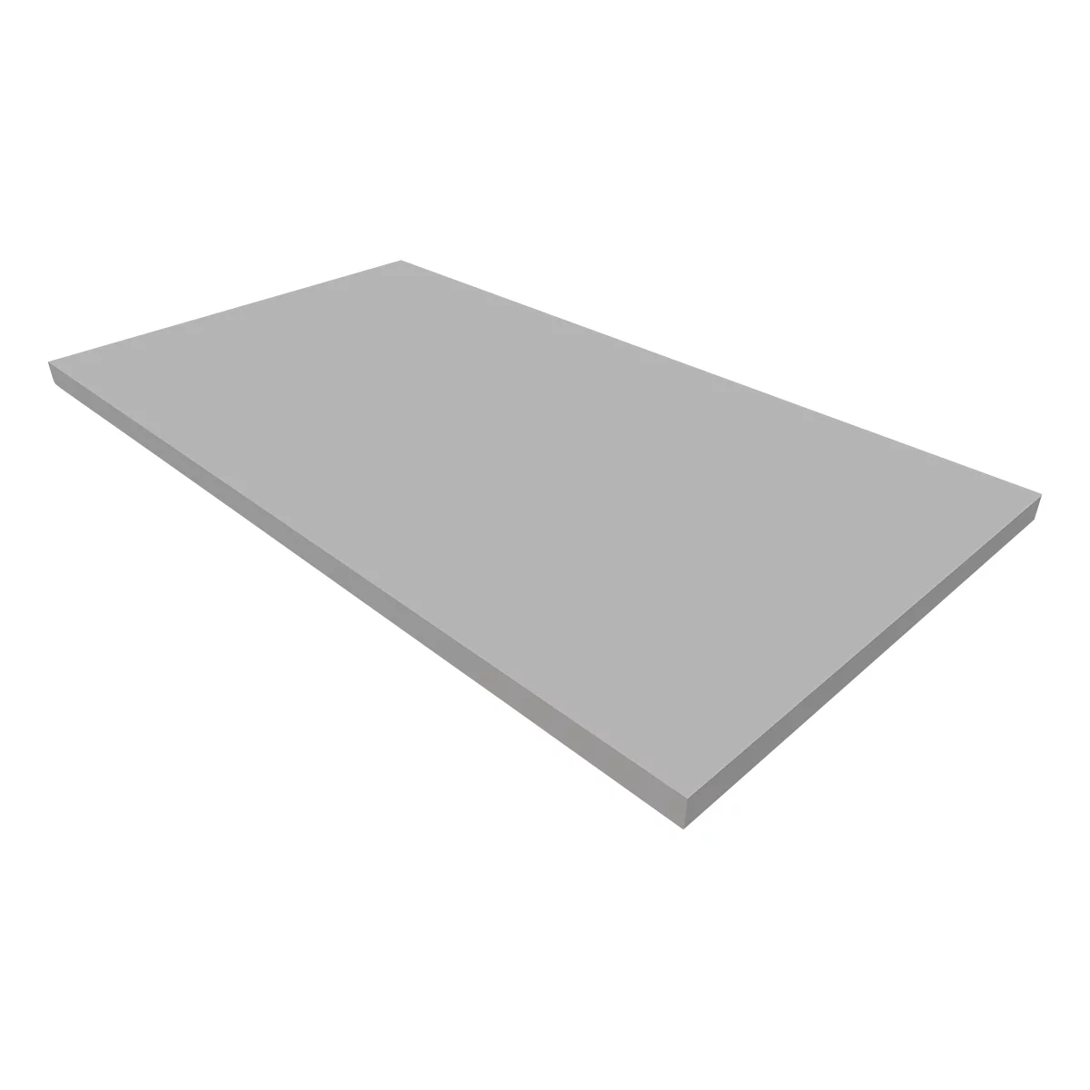 Sockel QUANDOS BOX, B 800 x T 440 x H 35 mm, alusilber