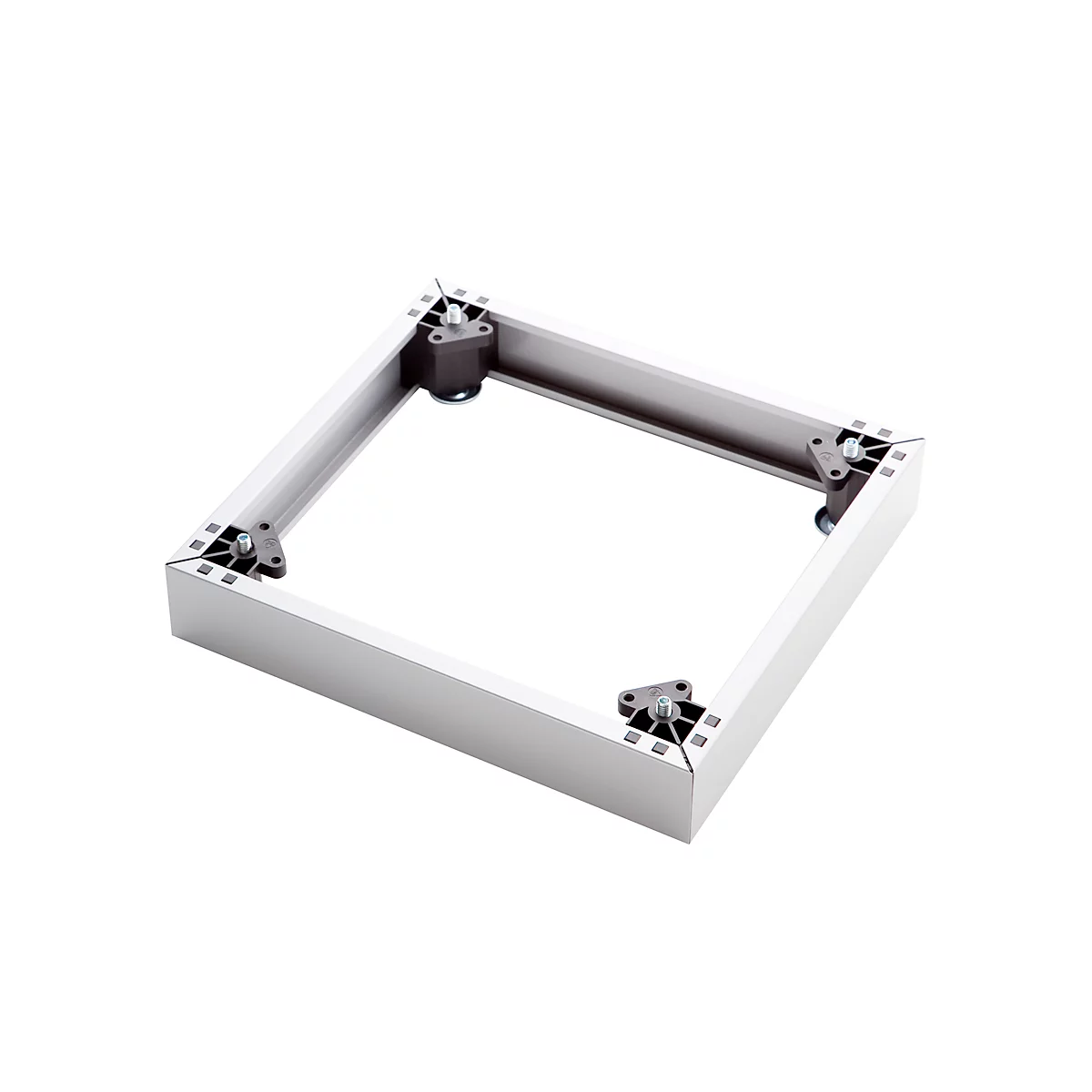 Socle en acier TOPAS LINE, adapté pour les étagères et armoires Topas Line, l. 400 mm