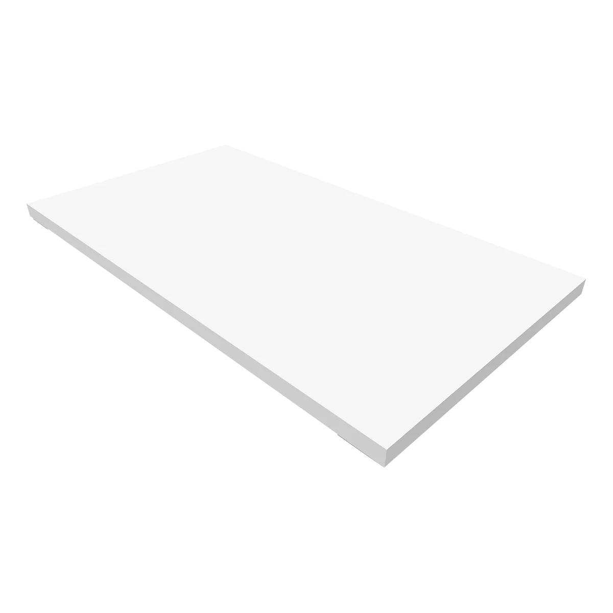 Socle SOLUS PLAY, pour armoires à portes battantes SOLUS PLAY, l. 800 x P 400 x H 35 mm, blanc