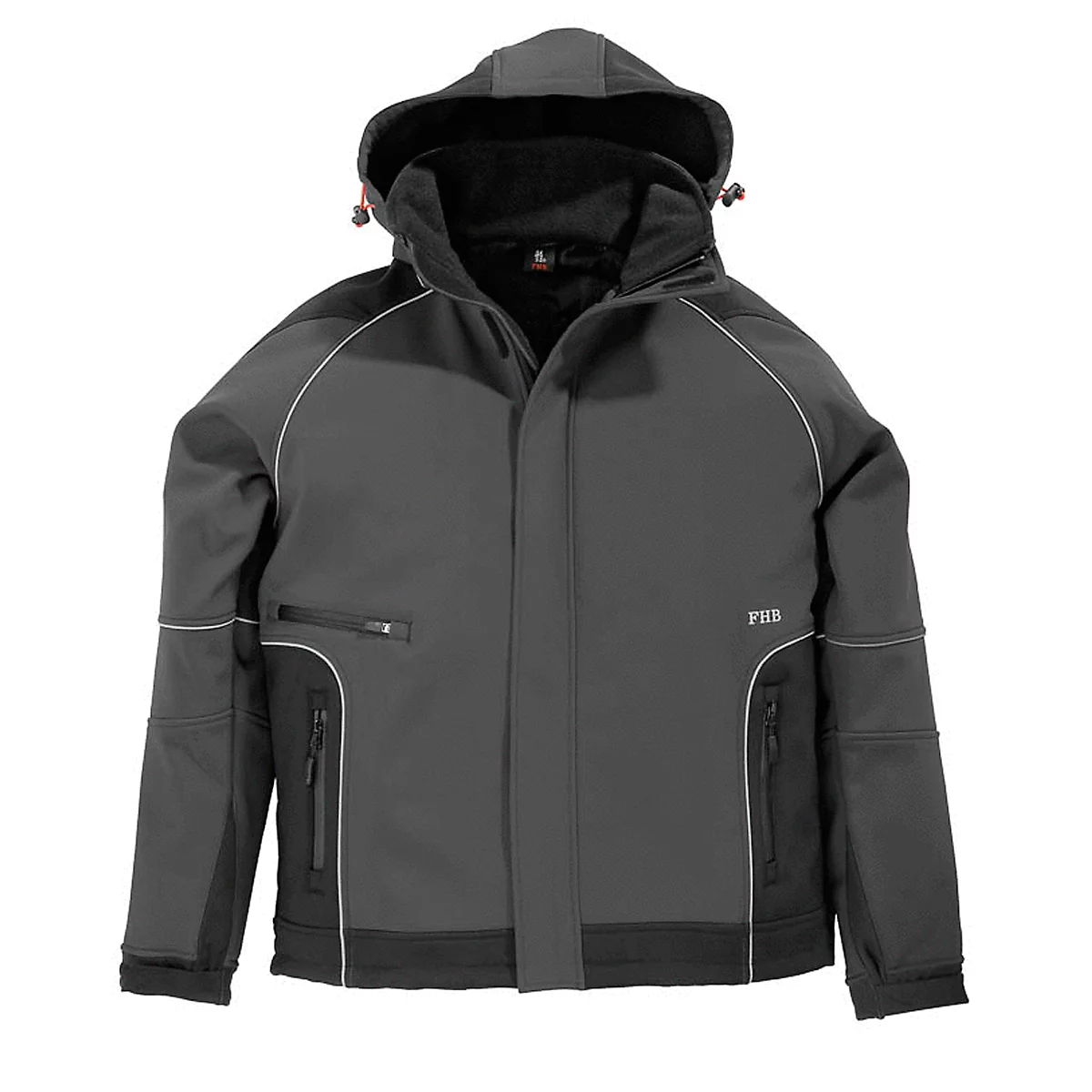 Softshell-Jacke FHB KOLTEX, anthrazit/schwarz, Gr. XS
