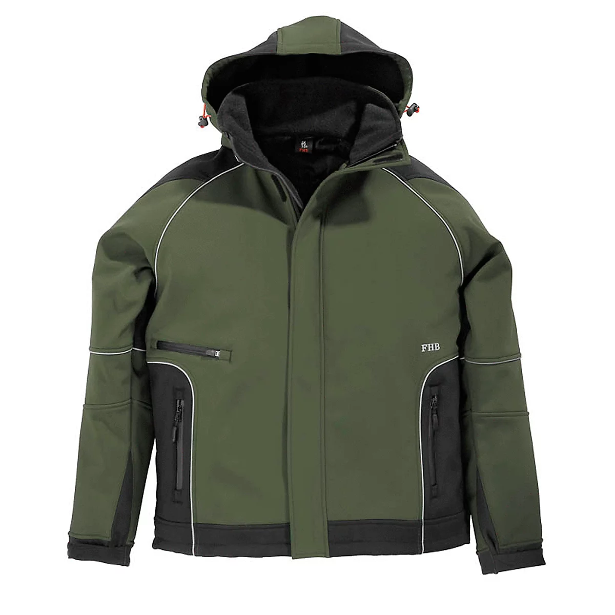 Softshell-Jacke FHB KOLTEX, oliv/schwarz, Gr.XS