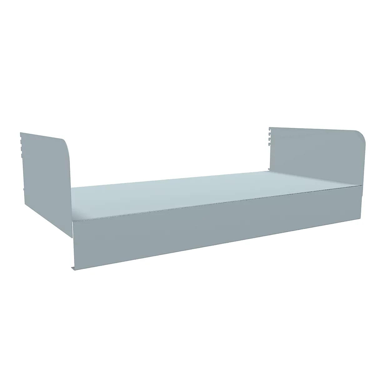 Sokkelbodem, met zijsteunen, voor Variabo draagarmstelling, B 750 x D 350 mm