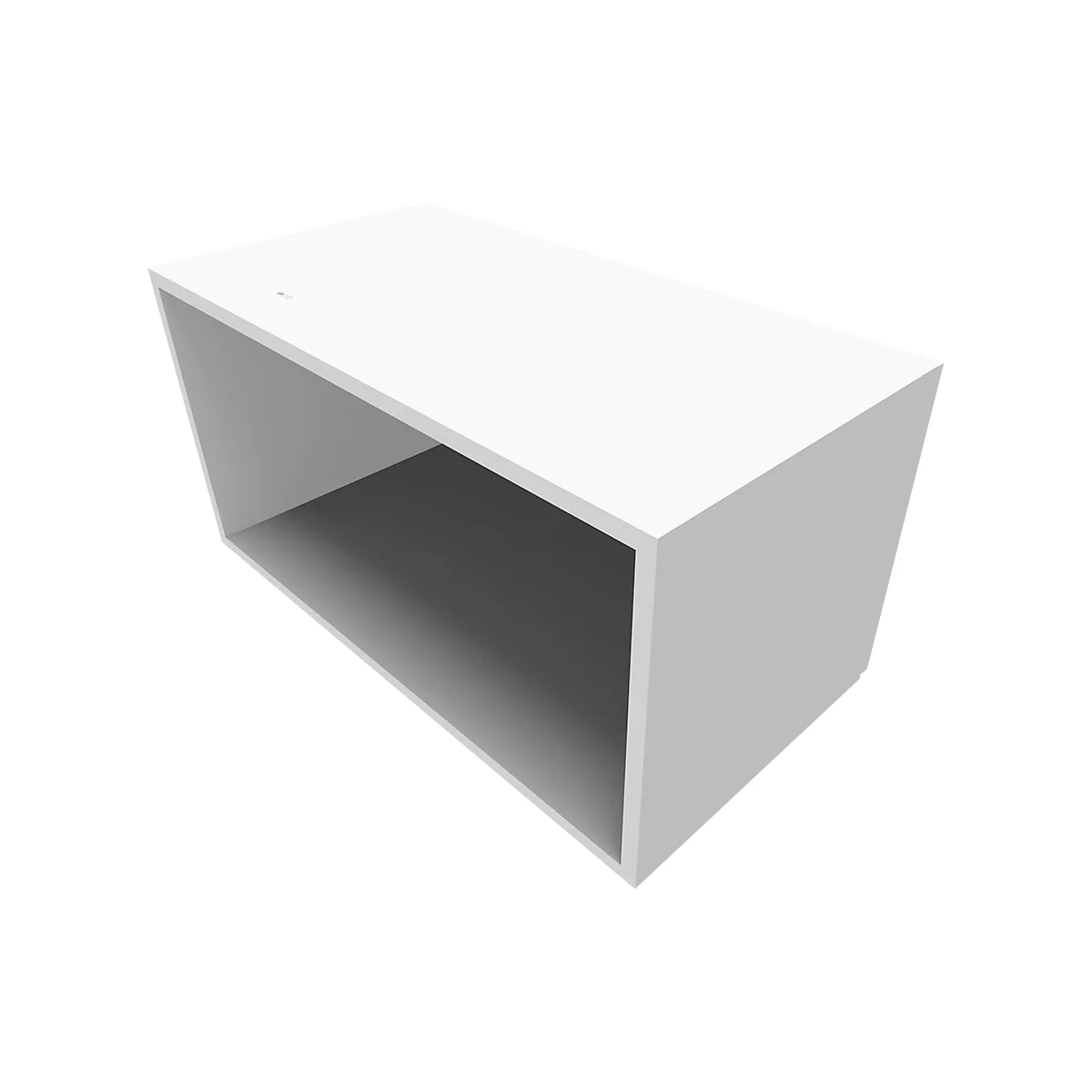 SOLUS PLAY boekenkast, 1 OH, B 800 x D 420 x H 374 mm, wit