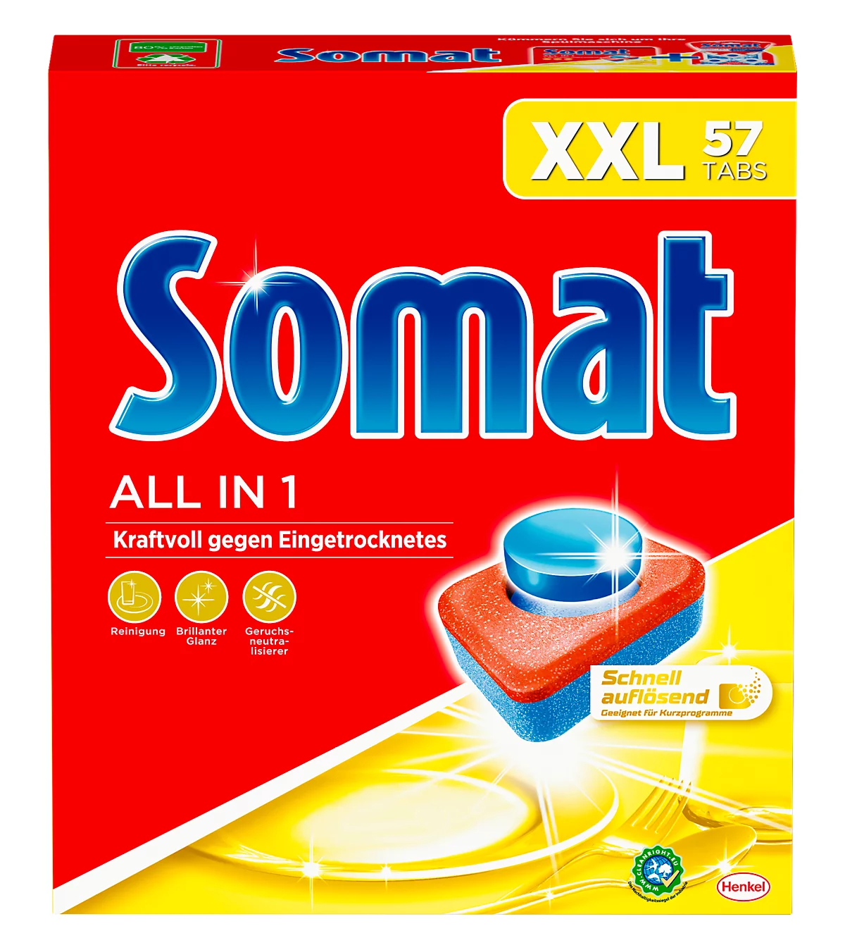 Somat 7 Multi-Tabs, Geschirrspültabs, Langzeit-Glanzschutz