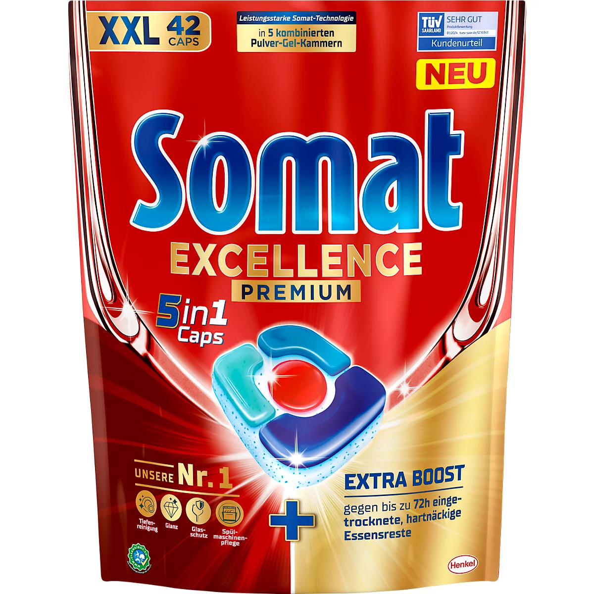 Somat Caps pour lave-vaisselle Excellence Premium 5in1