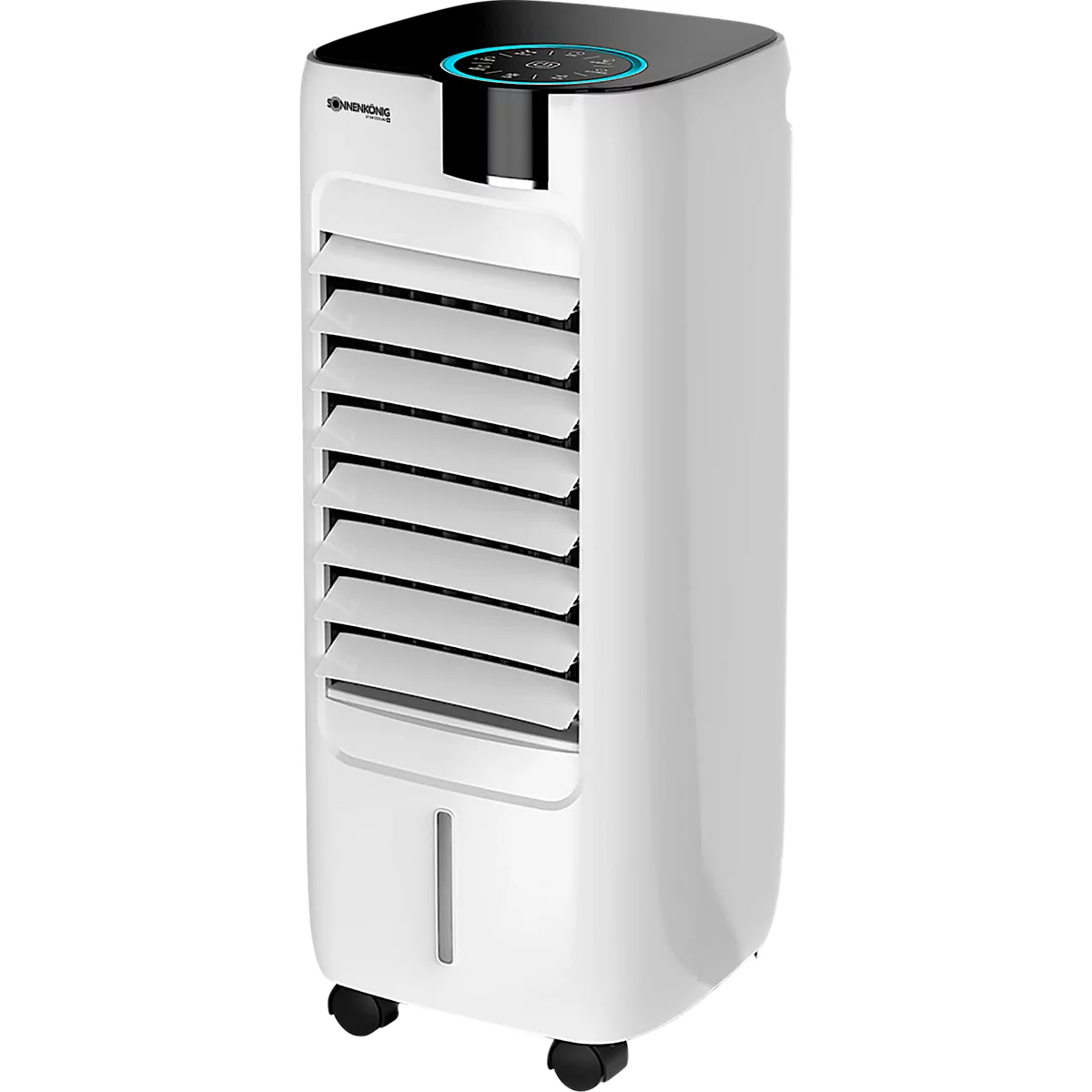 Sonnenkönig Lufterfrischer Air Fresh 12, 3 Ventilationsstufen, Soft-Touch Bedienfeld, Auto-Off Funktion, Oszillation, Fernbedienung, schwarz/weiss