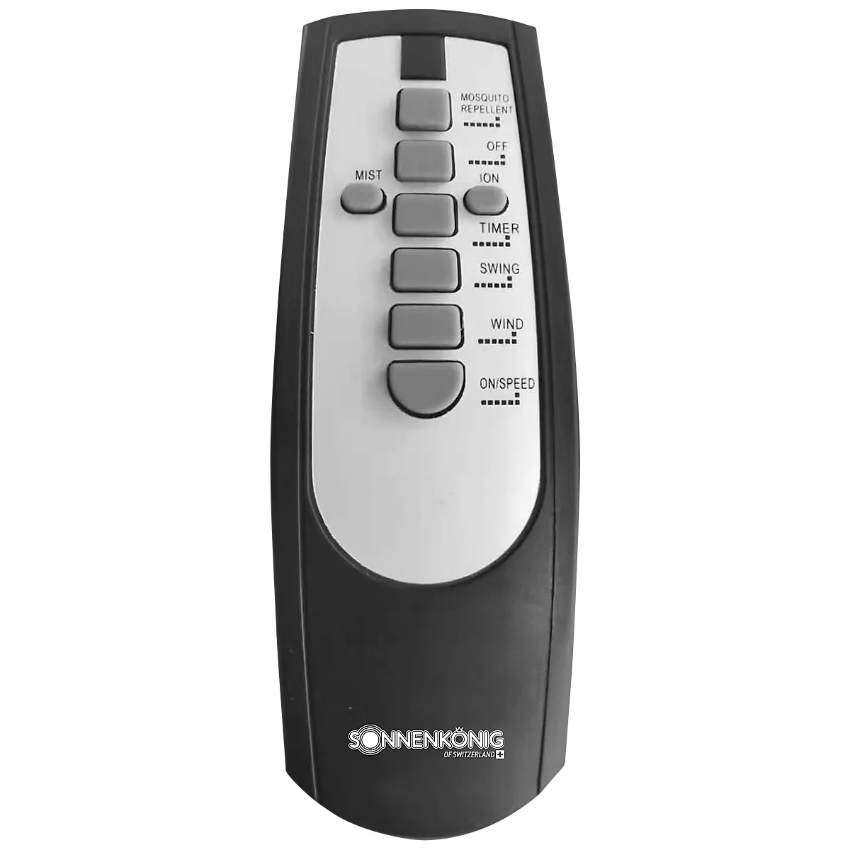 Sonnenkönig Lufterfrischer Air Fresh 5, 3 Ventilationsstufen, 0,2 l/h Befeuchtungsleistung, bis 60 m³ Raumgrösse, LED-Kontrolldisplay, Fernbedienung, schwarz/weiss