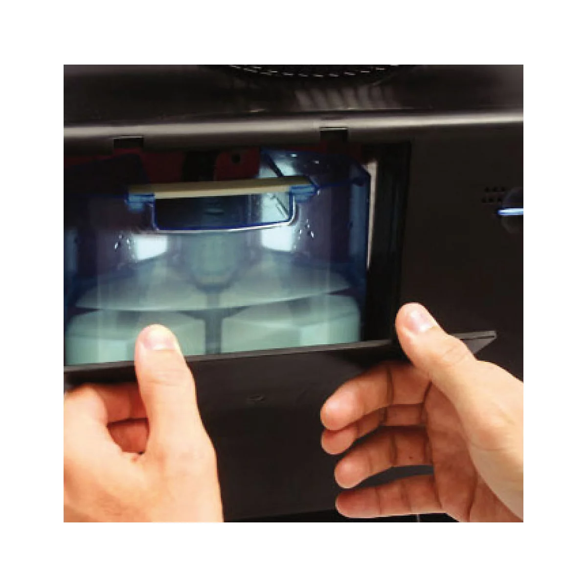 Sonnenkönig Lufterfrischer Air Fresh 5, 3 Ventilationsstufen, 0,2 l/h Befeuchtungsleistung, bis 60 m³ Raumgrösse, LED-Kontrolldisplay, Fernbedienung, schwarz/weiss