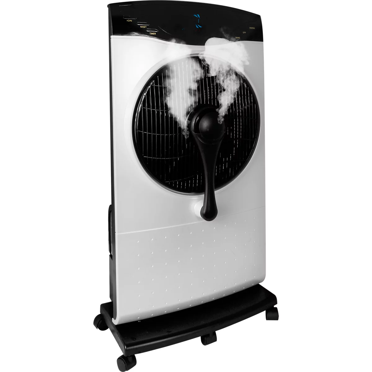 Sonnenkönig Lufterfrischer Air Fresh 5S, 3 Ventilationsstufen, 4206 m³/h Luftumwälzung, bis 60 m³ Raumgrösse, LED-Kontrolldisplay, Fernbedienung, schwarz/weiss