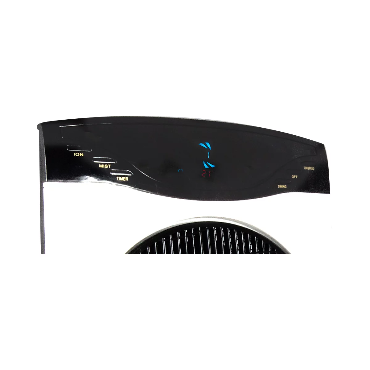 Sonnenkönig Lufterfrischer Air Fresh 5S, 3 Ventilationsstufen, 4206 m³/h Luftumwälzung, bis 60 m³ Raumgrösse, LED-Kontrolldisplay, Fernbedienung, schwarz/weiss