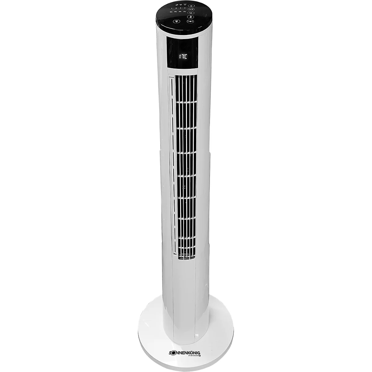 Sonnenkönig Lufterfrischer Air Fresh 9, 4 Ventilationsstufen, Kontrollfeld mit Touch-Funktion, horizontale Oszillation, Fernbedienung, schwarz/weiss