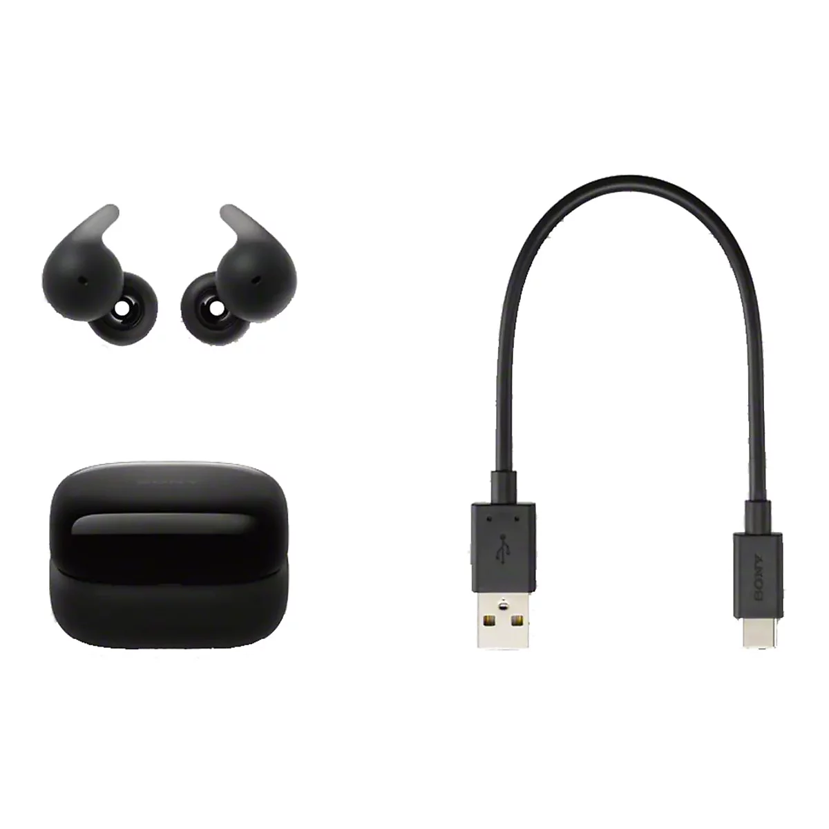 Sony LinkBuds Open - True Wireless-Kopfhörer mit Mikrofon - im Ohr - Bluetooth - Schwarz