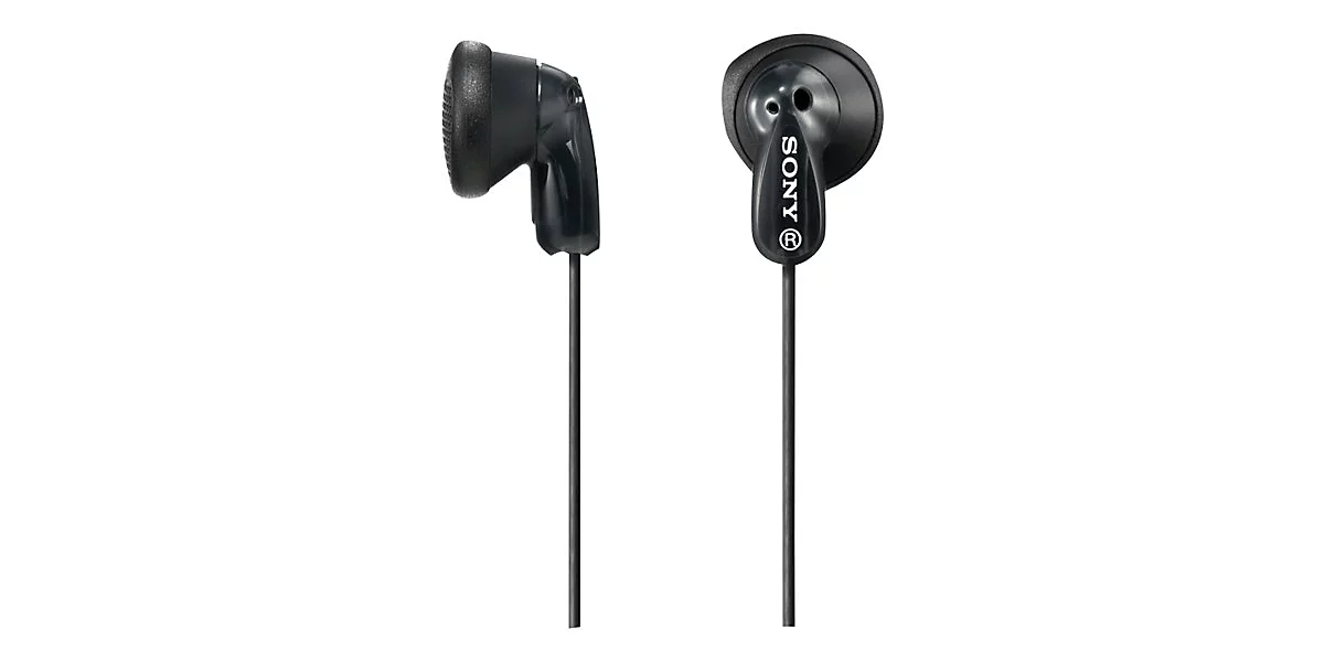 Sony MDR-E9LP - Kopfhörer - Ohrstöpsel - kabelgebunden - 3,5 mm Stecker - Schwarz