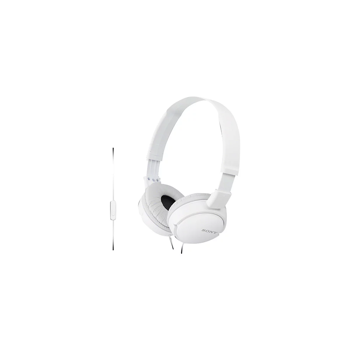 Sony MDR-ZX110 - Kopfhörer - ohrumschließend - kabelgebunden - 3,5 mm Stecker - weiß
