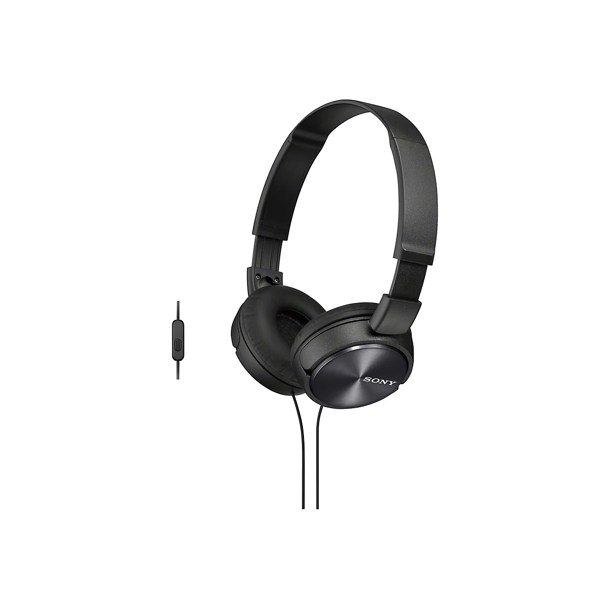 Sony MDR-ZX310 - Kopfhörer - ohrumschließend - kabelgebunden - 3,5 mm Stecker - Schwarz