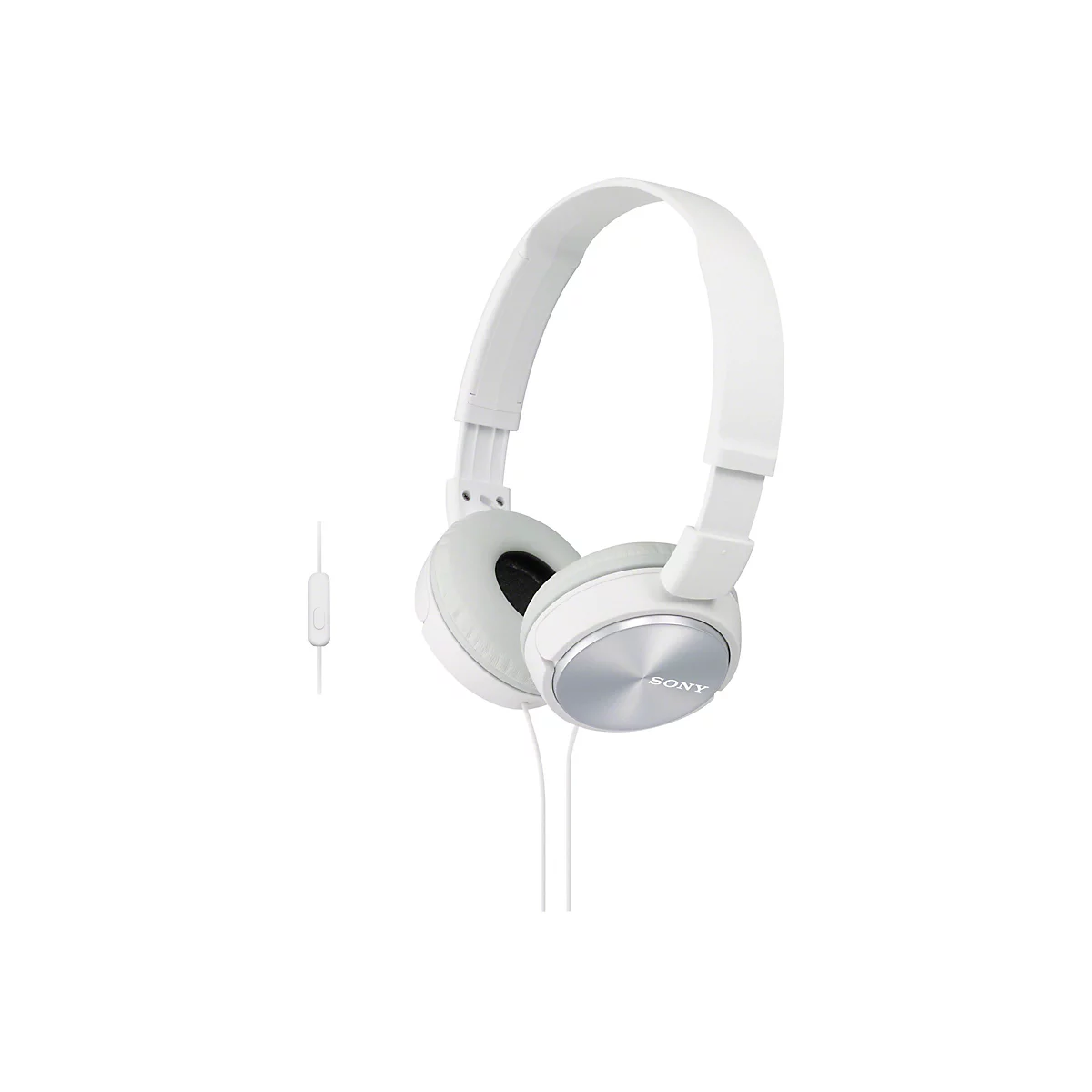 Sony MDR-ZX310 - Kopfhörer - ohrumschließend - kabelgebunden - 3,5 mm Stecker - weiß