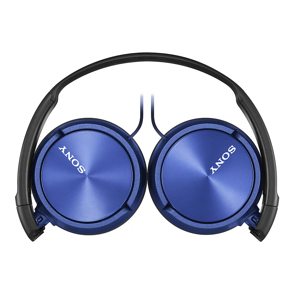 Sony MDR-ZX310APL - Kopfhörer mit Mikrofon - ohrumschließend - kabelgebunden - 3,5 mm Stecker - Blau