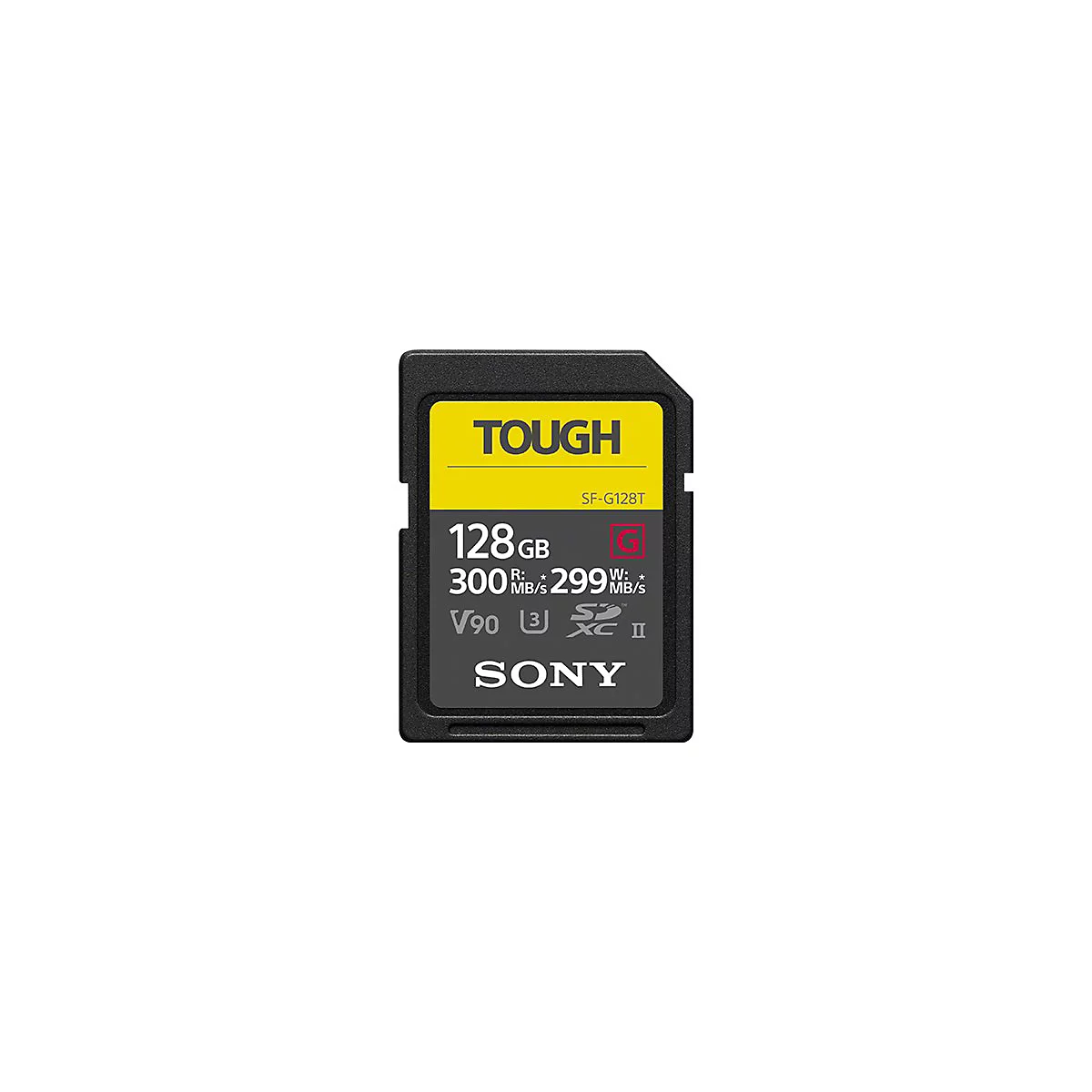 Sony SF-G series TOUGH SF-G128T - Flash-Speicherkarte - 128 GB - Video Class V90 / UHS-II U3 / Class10 - SDXC UHS-II