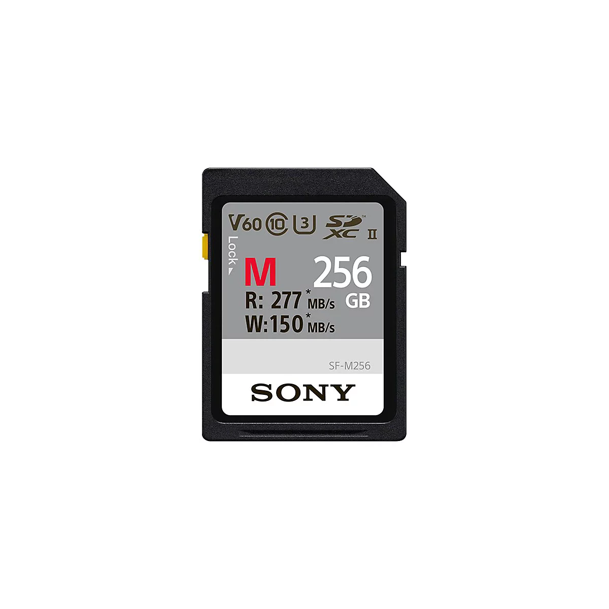 Sony SF-M Series SF-M256 - Flash-Speicherkarte - 256 GB - Video Class V60 / UHS-II U3 / Class10 - SDXC UHS-II